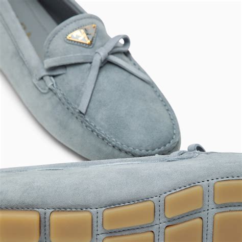 Astral Blue Suede Loafers 